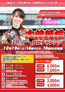 2026年12月19日　大仲純怜プロチャレンジ
